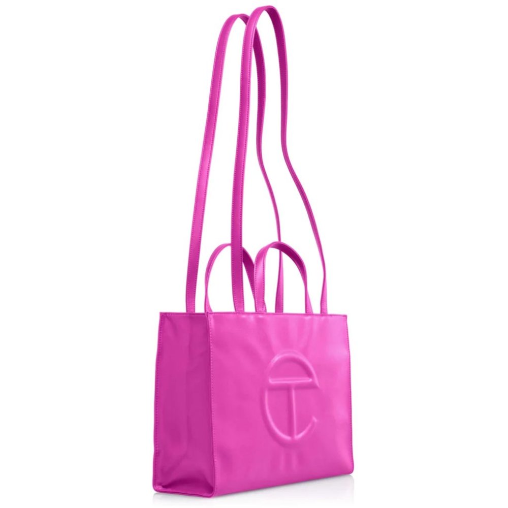 TELFAR bright Barbie pink Azalea medium shopping bag - NWT - still in box